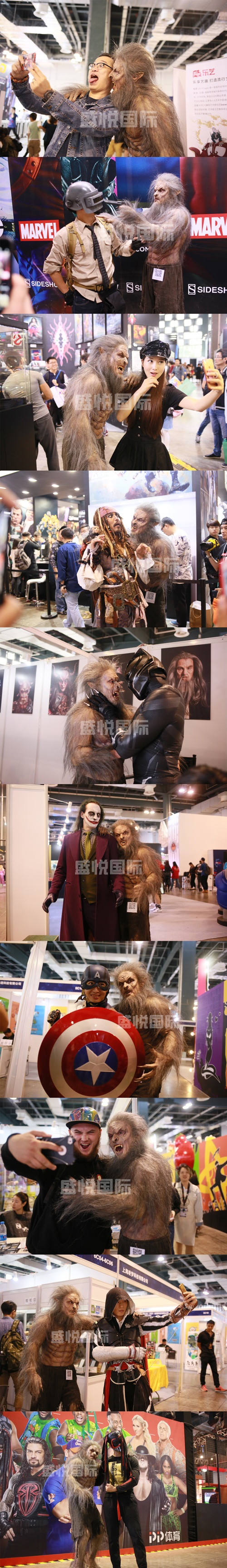 2017SHCC盛況回顧，看(kàn)盛悅國(guó)際現(xiàn)場(chǎng)展示物(wù)理(lǐ)特效化(huà)妝（多(duō)圖來(lái)襲！）